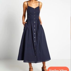 ModCloth Quite Clearly Charismatic Midi Dress
